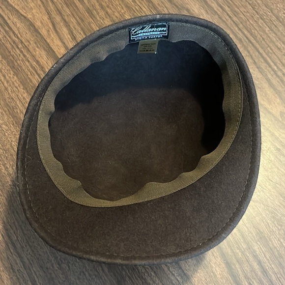 Callanan Chapeaux Preta Porter Brown Equestrian Style Hat Wool Hat